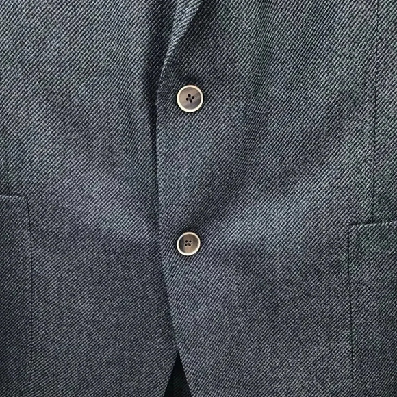 Men's Hardwick Sport Coat Blazer 48 Long Gray Stripe Wool Airwool Made in USA - Picture 5 of 14